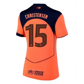 Dámské fotbalový oblečení Barcelona Andreas Christensen #15 Tretí košile 2025-26 Krátkým Rukávem